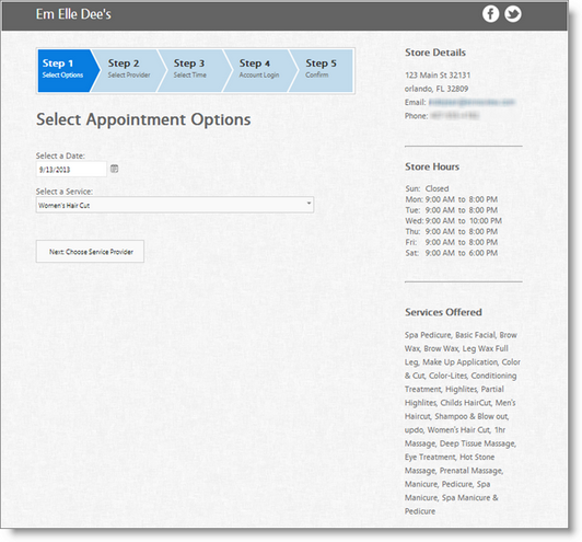 OnlinebookingClientSteps1